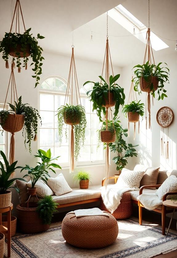 abundant indoor plant collection
