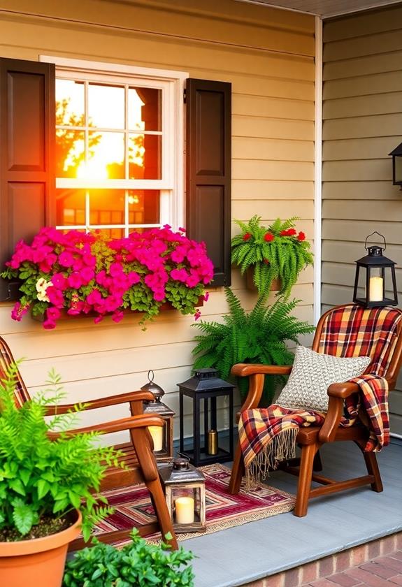 add decorative window planters