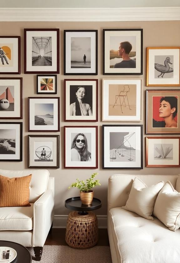 art display arrangement ideas