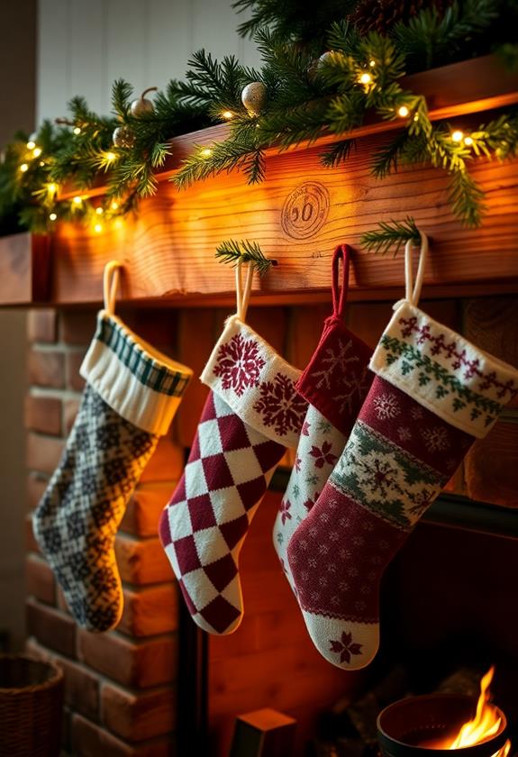 artisan crafted holiday stockings