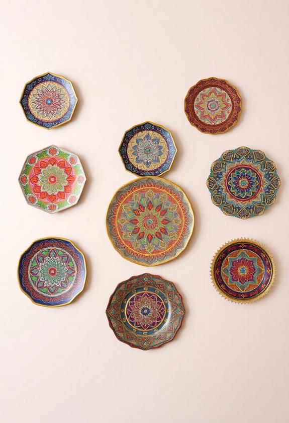 artistic decorative wall plates
