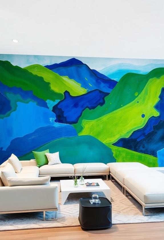 artistic expression on walls