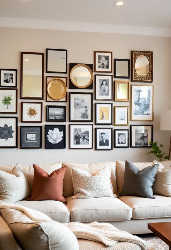 artistic home decor display
