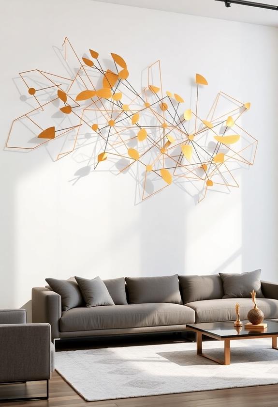 artistic three dimensional wall decor