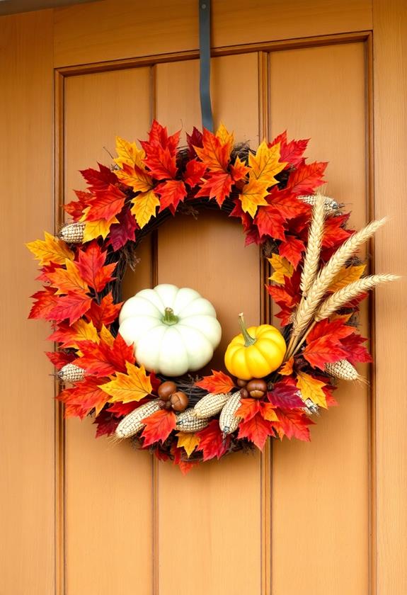 autumn decor wreaths collection