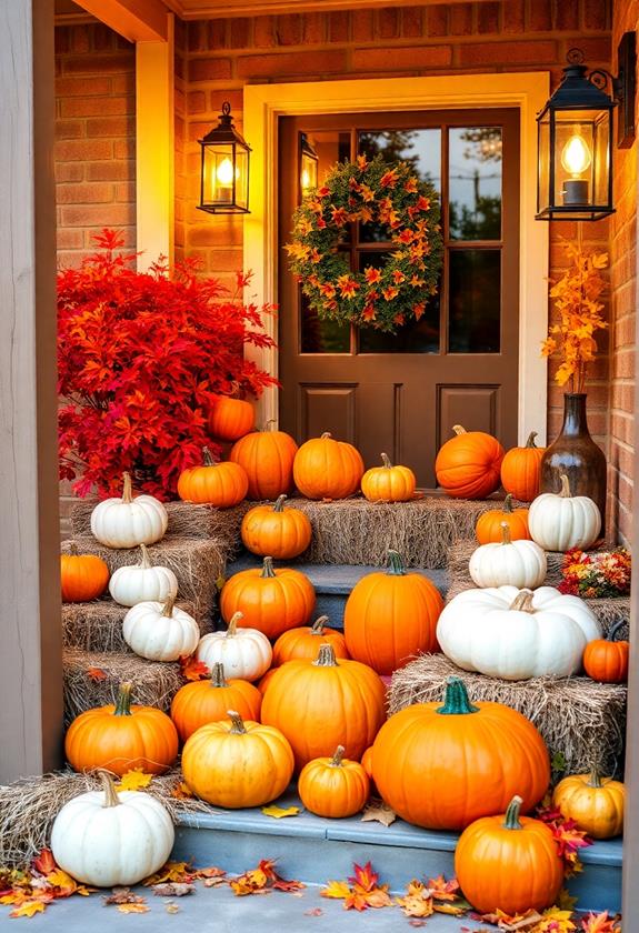 autumn harvest pumpkin showcase