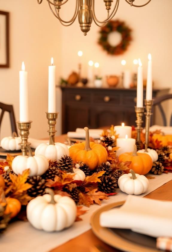 autumn themed decor details