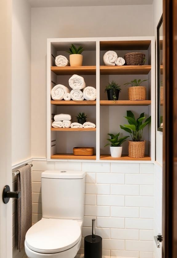 bathroom space saver solution