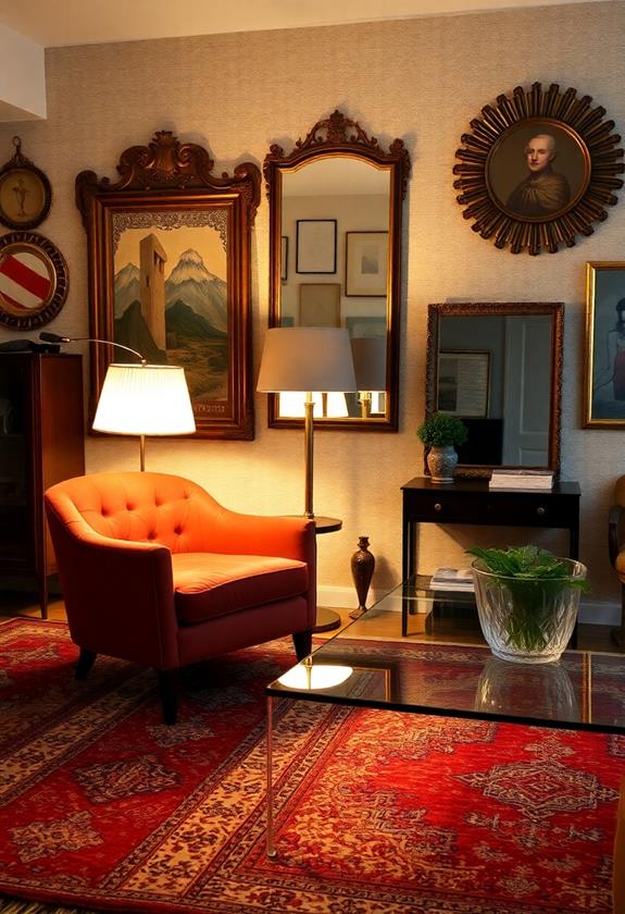 blend retro with contemporary