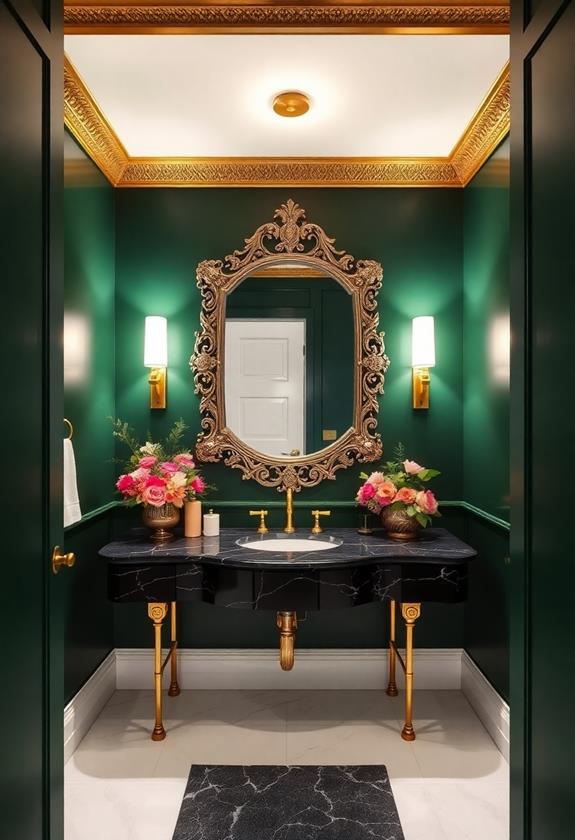 bold and vibrant palettes