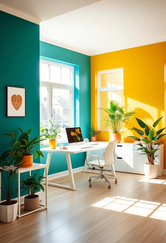 bright and bold hues