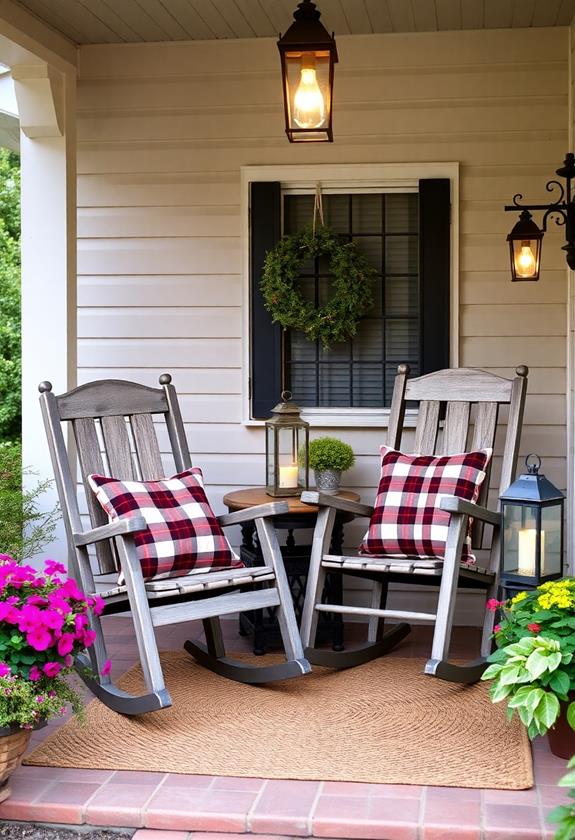 charming handcrafted wooden seating