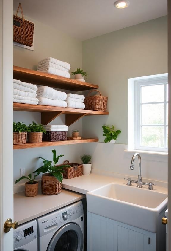 charming laundry room decor