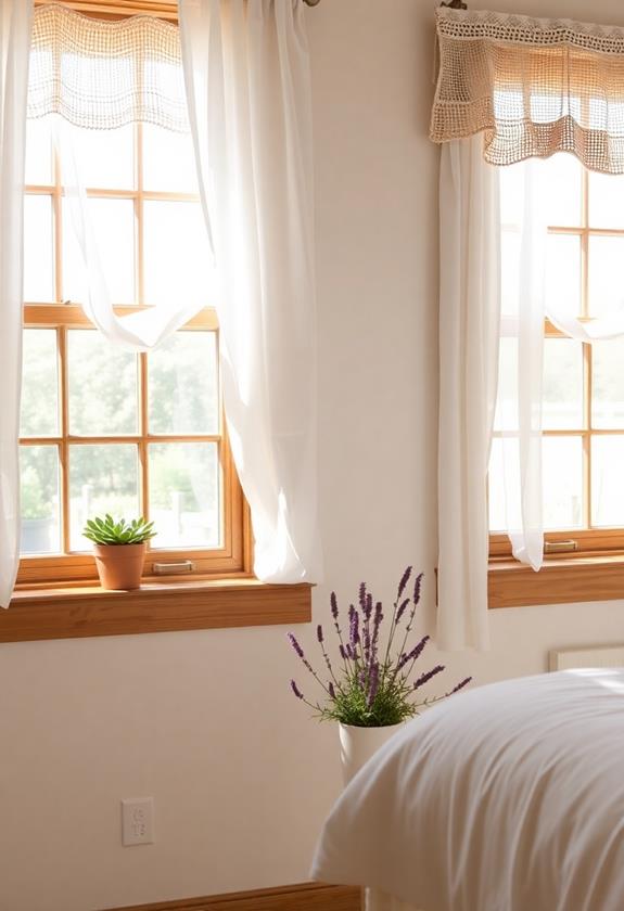 charming natural fabric curtains