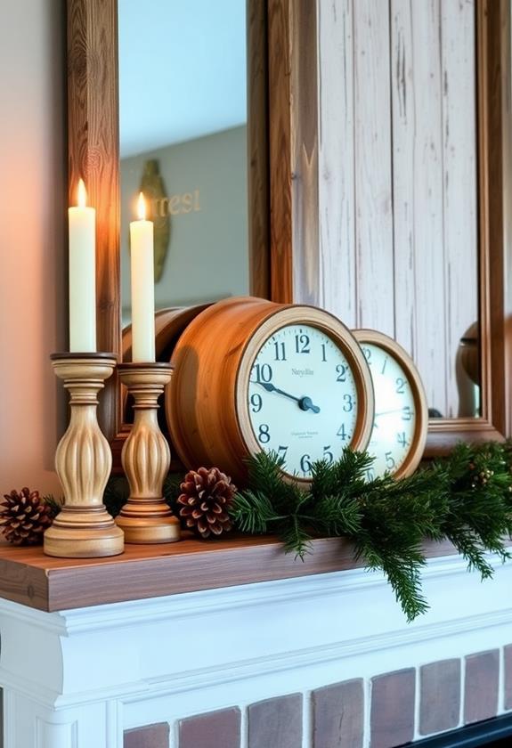 charming natural wood details