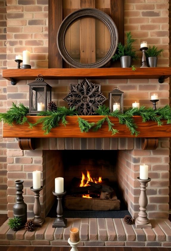 charming natural wood details