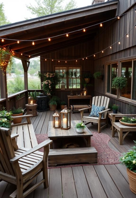 charming natural wood features