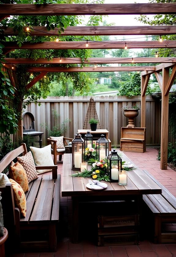 charming natural wood features