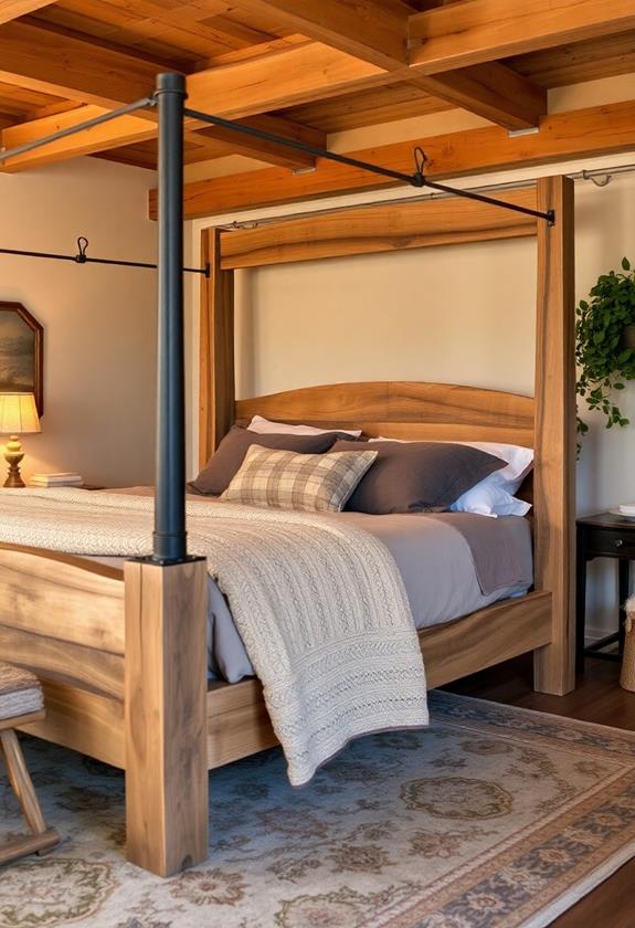 charming rustic bed frames