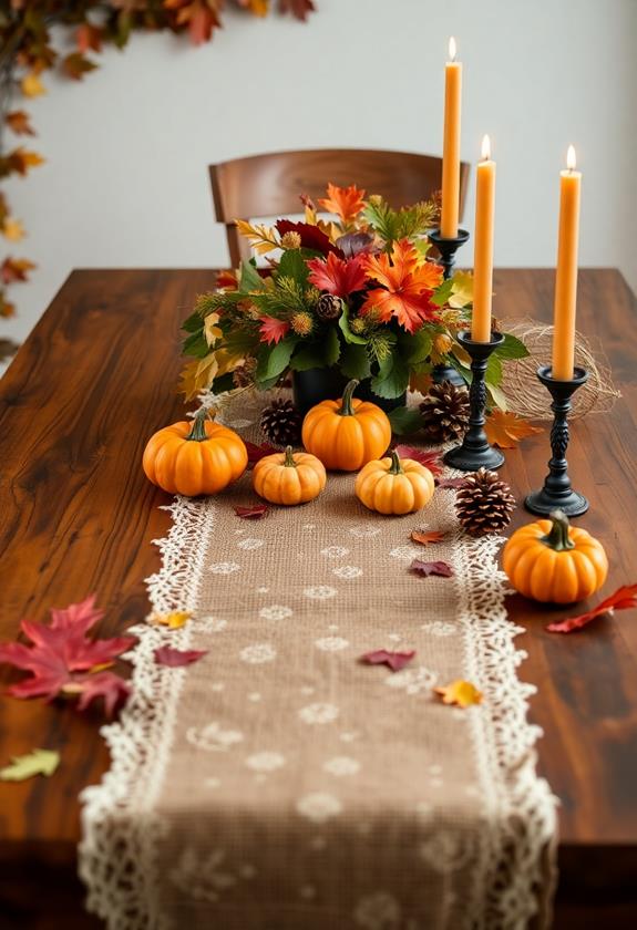 charming rustic table decor