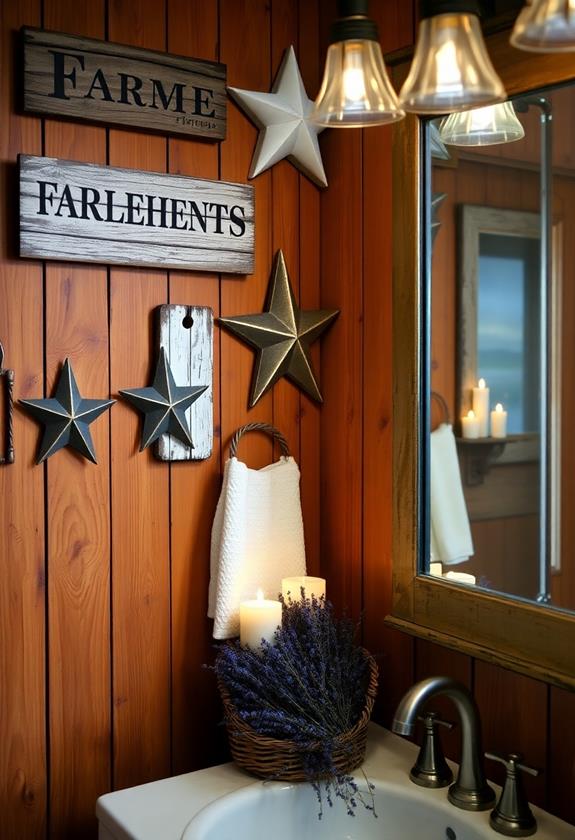 charming rustic wall decor