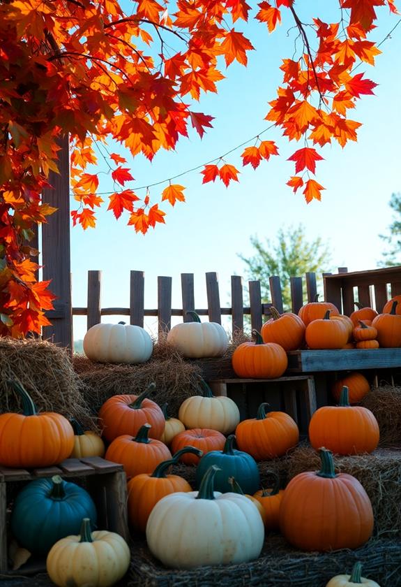charming seasonal pumpkin arrangements