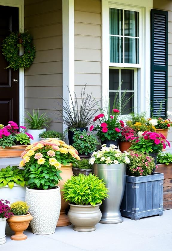 chic indoor plant containers