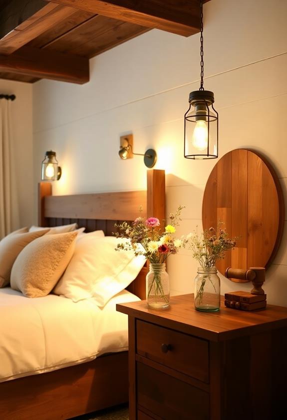 chic mason jar decor