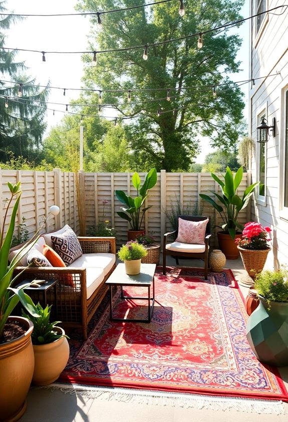 chic outdoor floor decor