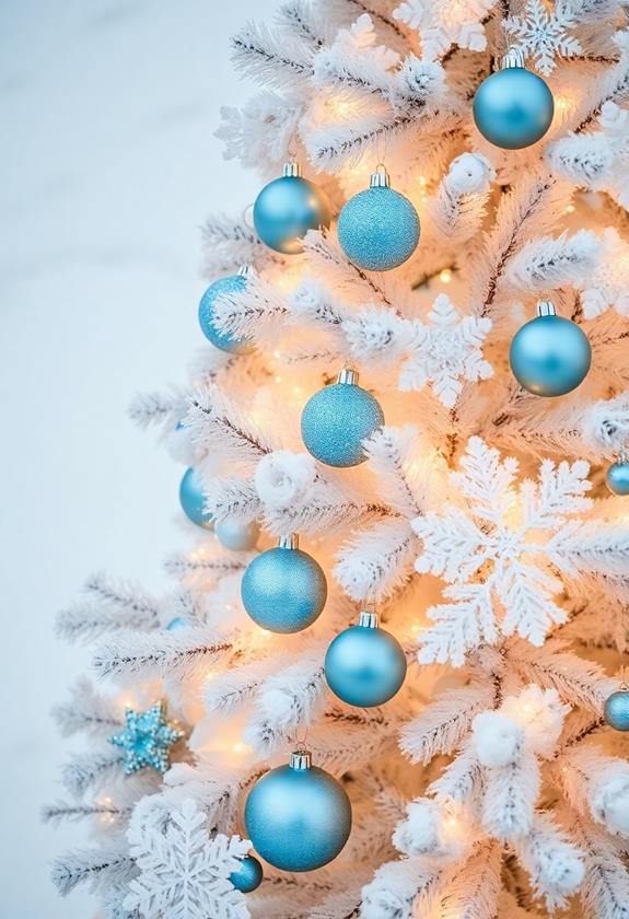 chilly shades of blue