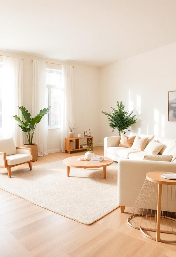 choose a subtle color scheme