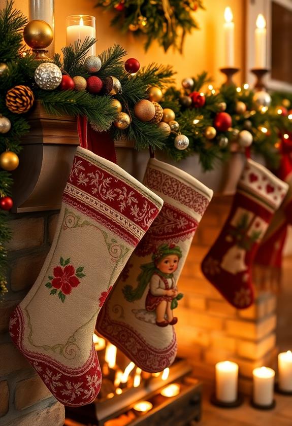 classic holiday stocking decor