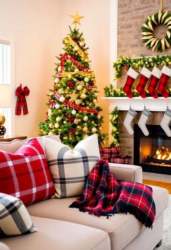 classic tartan fabric design