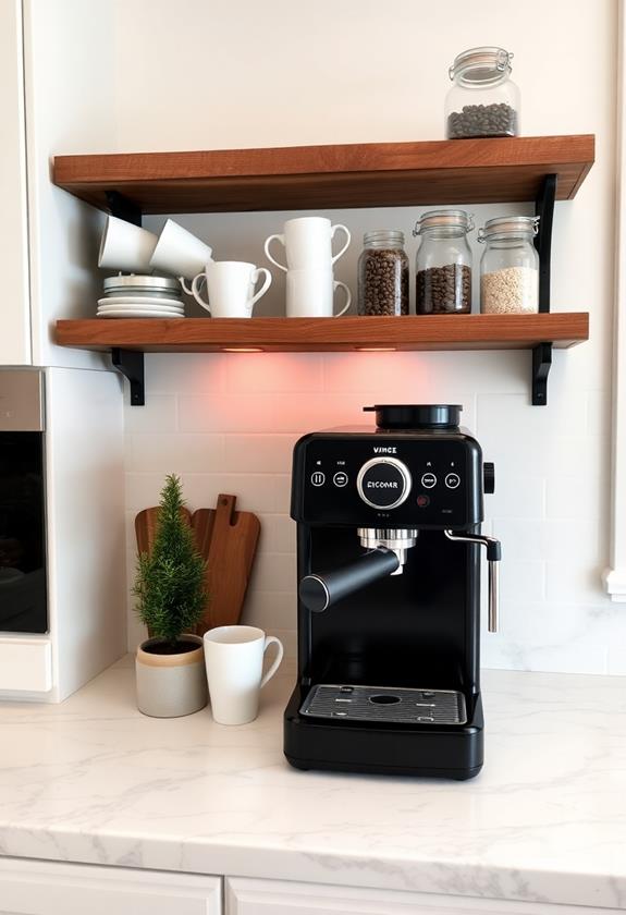coffee station arrangement guide