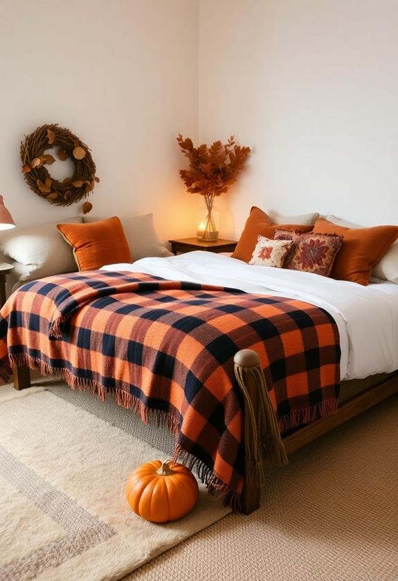 colorful checked textiles