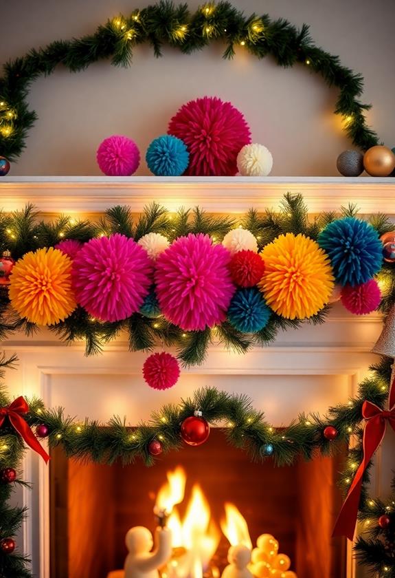 colorful festive decorative accents