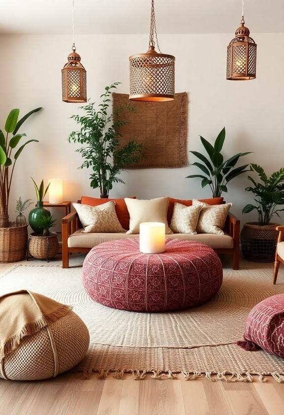 colorful handcrafted leather seating