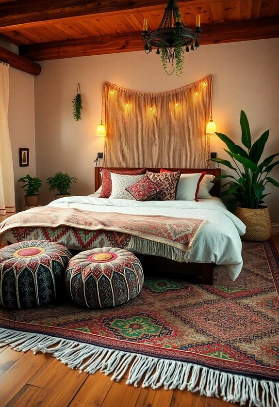 colorful handcrafted leather seating