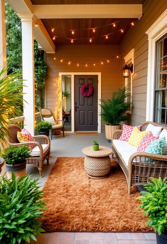 comfortable outdoor floor coverings