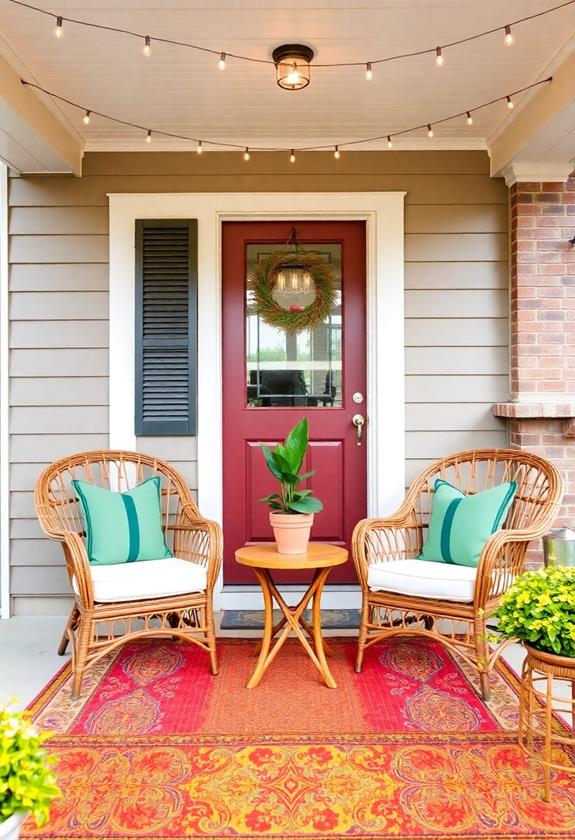 comfortable seating arrangement included