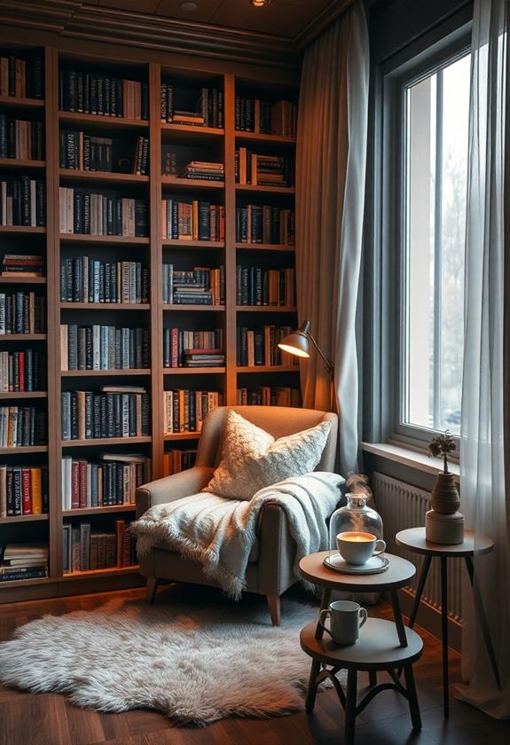 cozy corner for reading