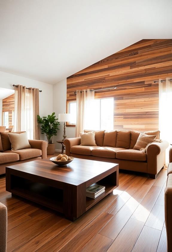 cozy natural finish appeal