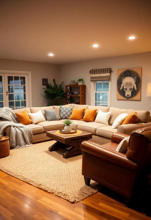 cozy seating configurations