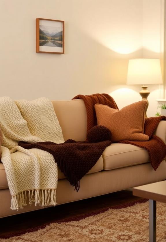 cozy textured decorative warmth