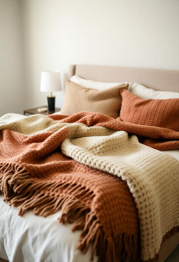 cozy up with blankets