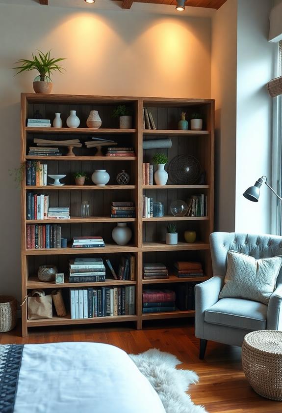 create a bookshelf addition