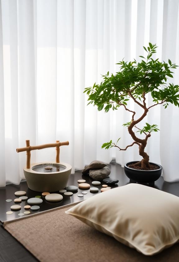 create a peaceful space