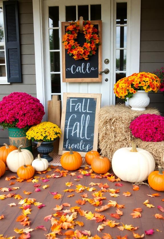 creative chalkboard signage