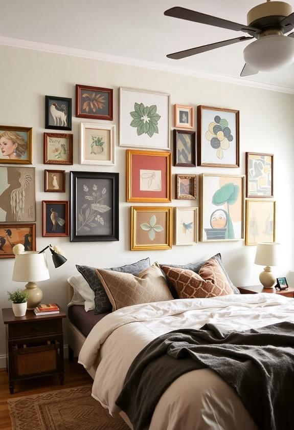 creative display of art