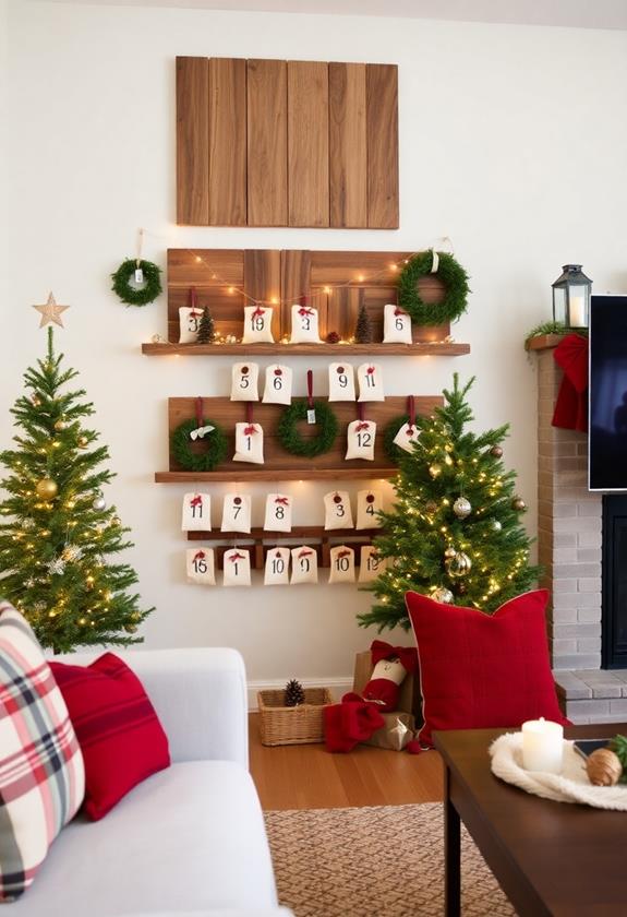 creative holiday countdown ideas